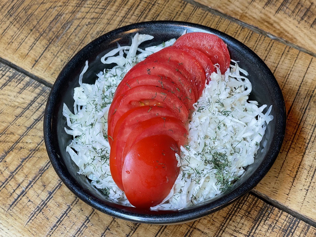 [salata de varza] Cabbage salad with tomatoes and dill -  200g