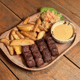 [MITITEI] Mici (grilled minced meat rolls) with chips 280/200g